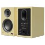 Kanto Living TUK 2nd Gen (2nd Gen) 260 W Premium Powered Speaker System with Bluetooth 5.4 Dual RCA and USB-C Inputs GLOSS BUTTER W/ GUNMETAL
