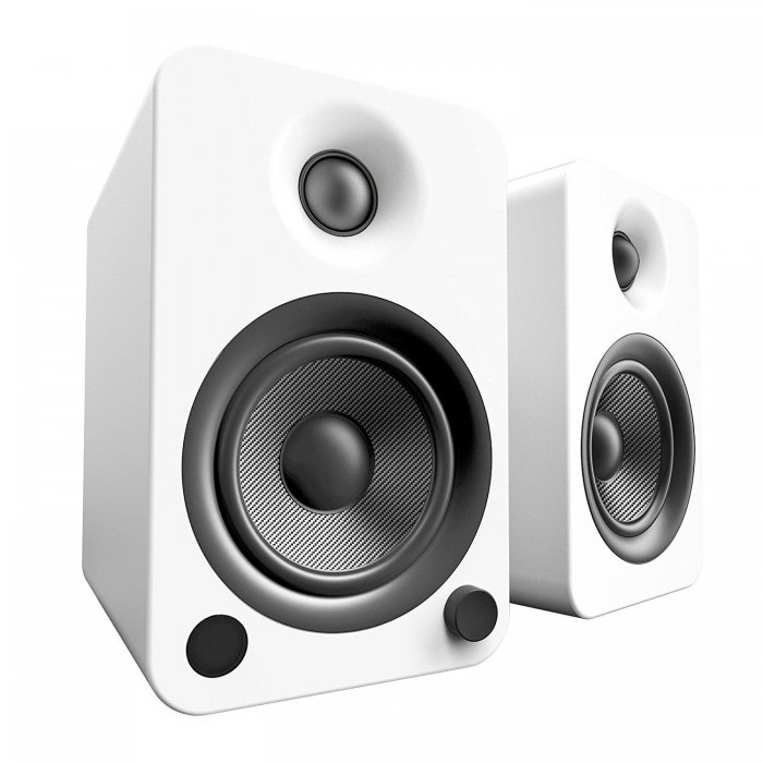 Kanto YU4MW 70W (RMS Power) Powered Speakers with Bluetooth and Phono Preamp MATTE WHITE - Click Image to Close