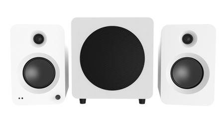 Description image for Kanto REN 2-Way Active Wireless Bookshelf Speakers MATTE BLUE (Pair)