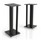 NorStone STYLUM MAX Speaker Stands (Pair) BLACK SATIN