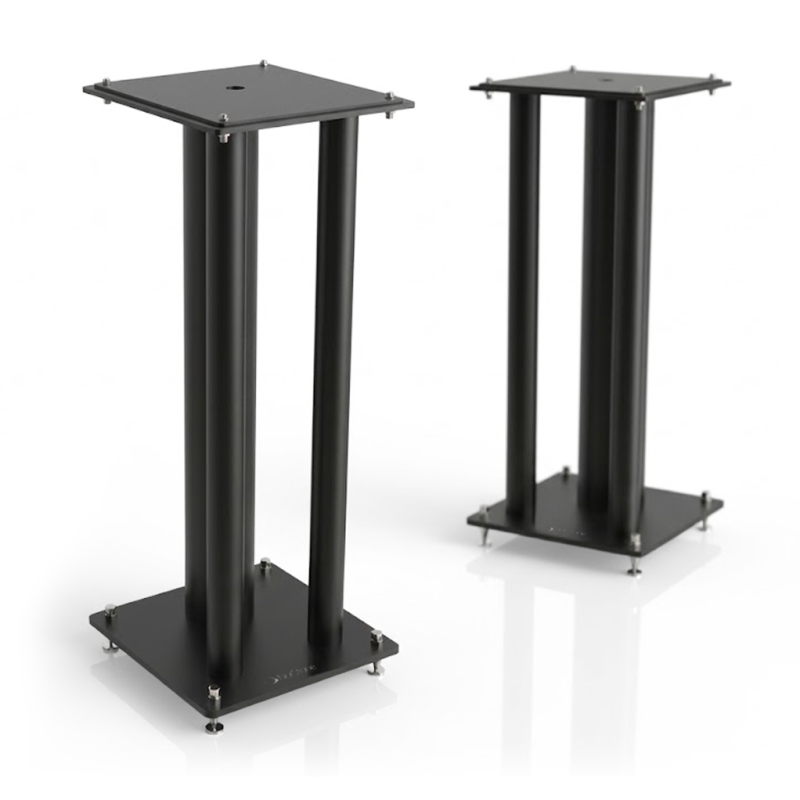 NorStone STYLUM MAX Speaker Stands (Pair) BLACK SATIN