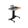 Rocelco MSD-28 Mobile Standing School Desk BLACK