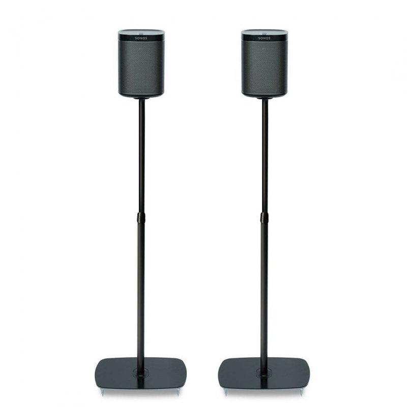 Flexson Adjustable Floorstand for SONOS PLAY:1 BLACK (Pr)