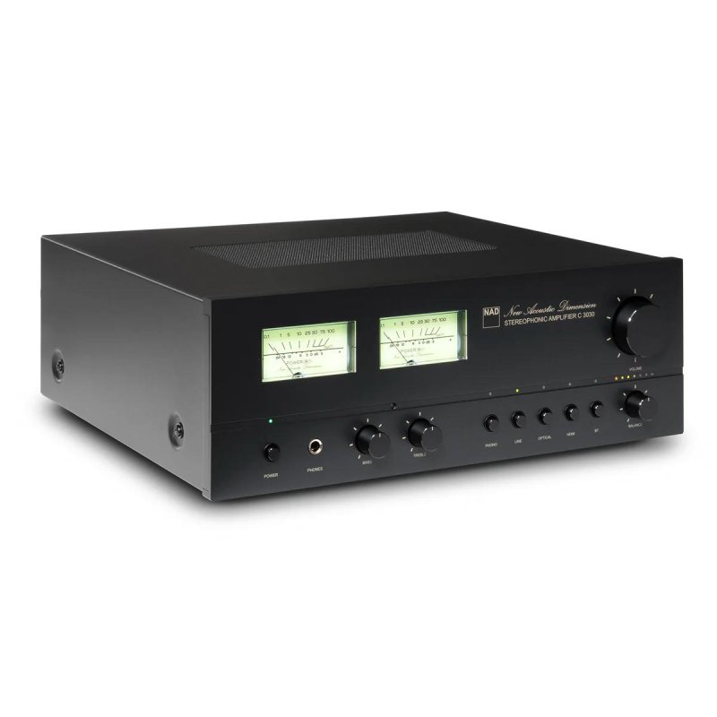 NAD C 3030 Integrated Amplifier with HDMI eARC &amp; Bluetooth BLACK - Open Box