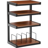 NorStone ESSE HiFi Vinyl Rack BLACK WALNUT
