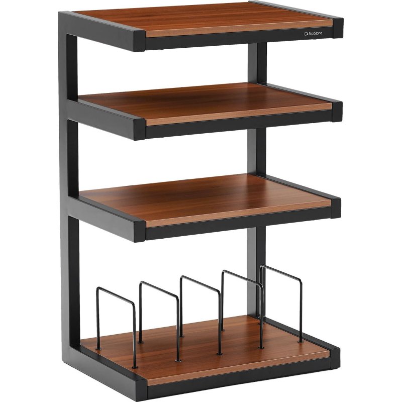 NorStone ESSE HiFi Vinyl Rack BLACK WALNUT