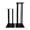 EVOssentials Universal Premium Adjustable Speaker Stands Pair BLACK