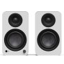 Kanto Living YU4 2nd Gen (2nd Gen) 160 W Powered Speakers System with Bluetooth 5.3 Phono Preamp USB-C WHITE