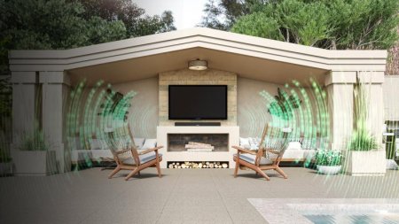 Description image for Furrion Aurora 65-Inch SMART Partial Sun 4K UHD LED Outdoor TV - 750 nits