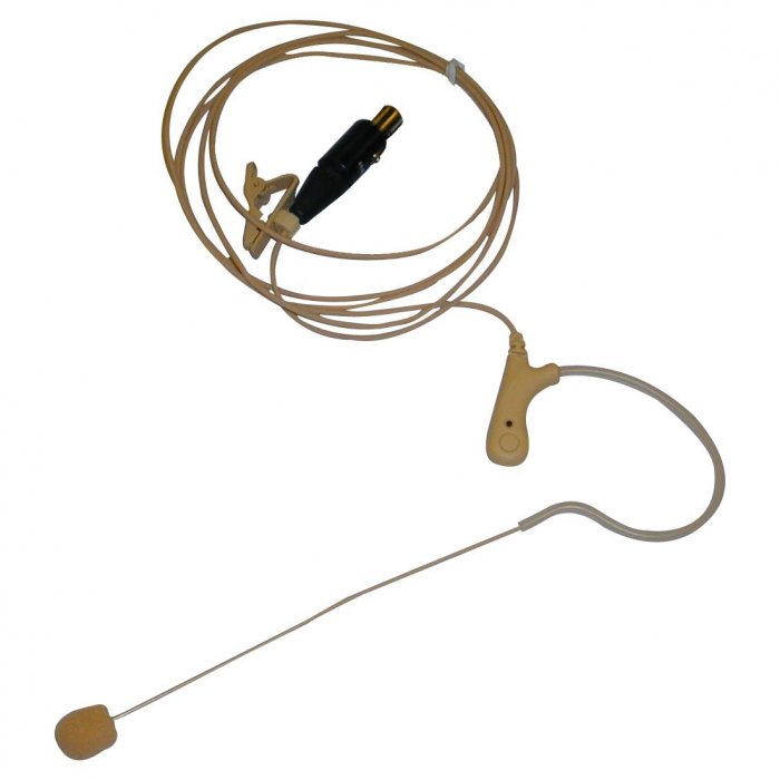TOA MIC-XEM77-P Single Ear Microphone BEIGE - Click Image to Close