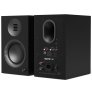 Kanto Living TUK 2nd Gen (2nd Gen) 260 W Premium Powered Speaker System with Bluetooth 5.4 Dual RCA and USB-C Inputs MATTE BLACK W/ GUNMETAL