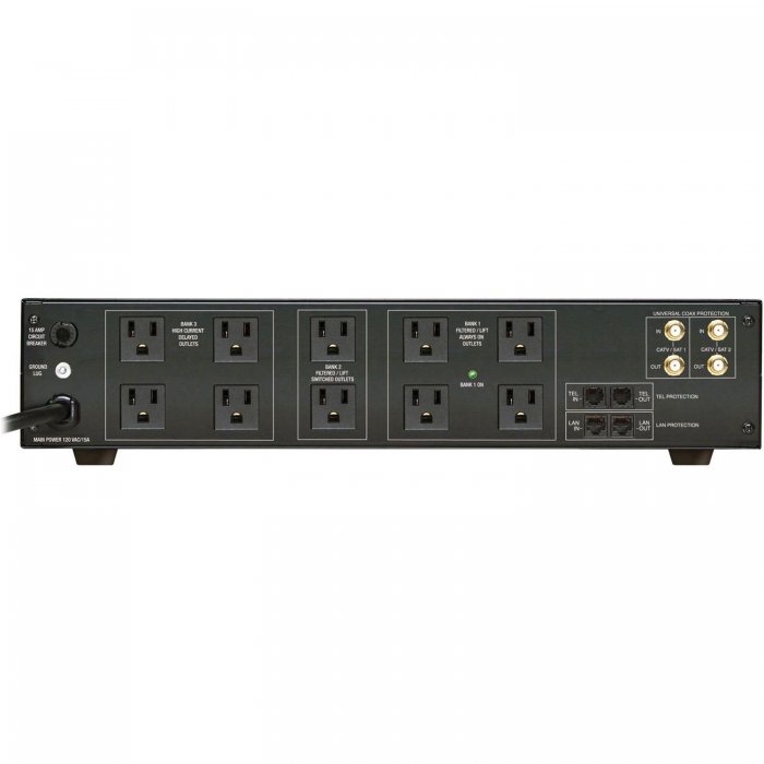 Panamax MR-5100 11-Outlet Home Theater Surge Protector BLACK - Click Image to Close