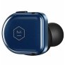 Master &amp; Dynamic MW08 SPORT Sport Glass Truly Wireless Earphones Kevlar Case BLUE - Open Box