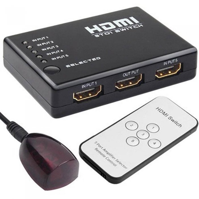 Maestro 5 Input to 1 Output 4K 2K HDMI 2.0 Switcher Port - Click Image to Close