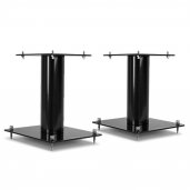Norstone Stylum S 11-Inch Audiophile Epoxy-Lacquered Steel Speaker Stands (Pair) BLACK