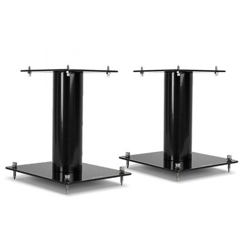 Norstone Stylum S 11-Inch Audiophile Epoxy-Lacquered Steel Speaker Stands (Pair) BLACK