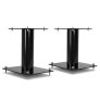 Norstone Stylum S 11-Inch Audiophile Epoxy-Lacquered Steel Speaker Stands (Pair) BLACK