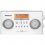 Sangean PR-D5WH Digital Tuning Portable Stereo Radio WHITE