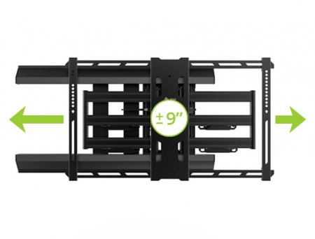 Description image for Kanto PMX680 Pro Series Full Motion Wall Mount for 39"-82" TVs BLACK