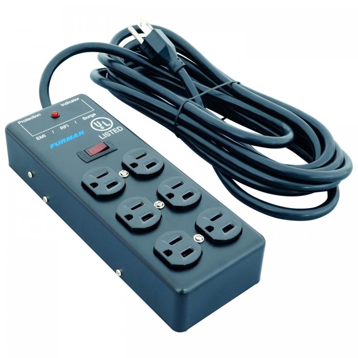 Furman SS-6B 6-outlet Pro Surge Suppressor Strip - Click Image to Close