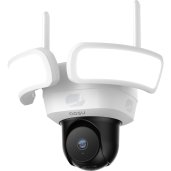 aosu L5P Floodlight Cam Pro 3K 360° PTZ Outdoor Security Camera with 2600-Lumen Floodlight WHITE