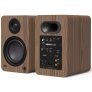 Kanto Living YU6 2nd Gen (2nd Gen) 200 W Powered Speakers System with Bluetooth 5.3 Phono Preamp USB-C WALNUT