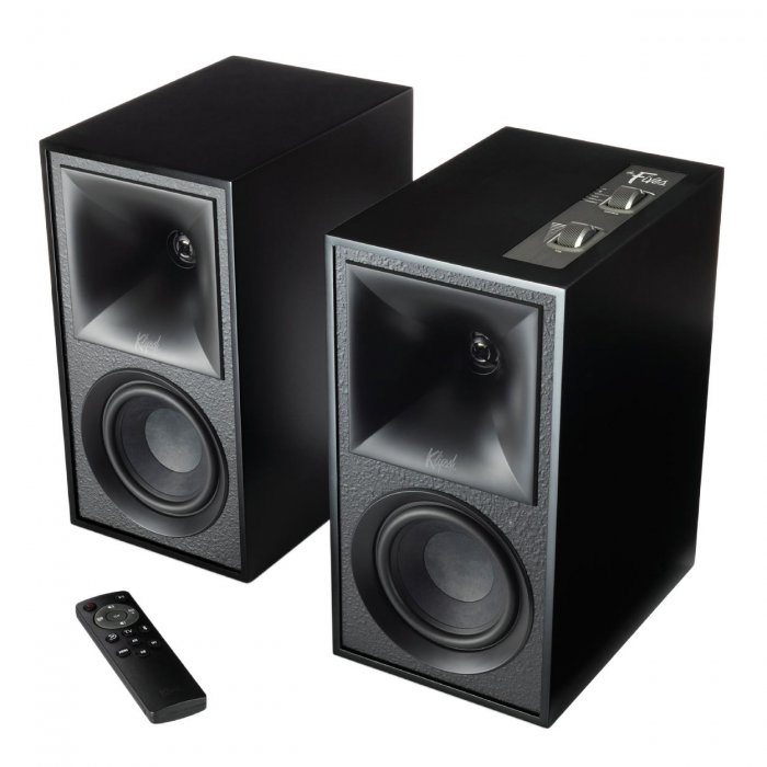 KLIPSCH THEFIVESB Powered Speaker System with HDMI & ARC BLACK - Click Image to Close