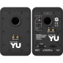 Kanto YU 4-inch Bluetooth Powered Bookshelf Speakers BLACK - Open Box