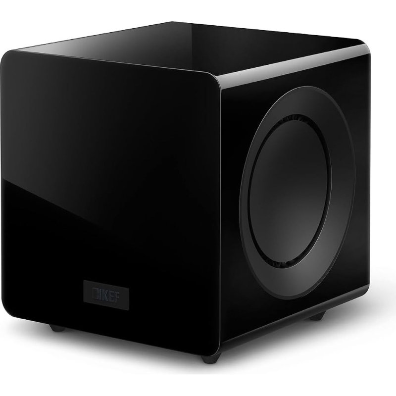 KEF KC92 Twin 9" Force-Cancelling Powered Subwoofer 1000W BLACK GLOSS