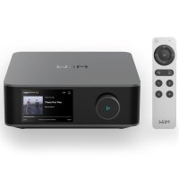 WiiM Amp Ultra with Voice Remote 100W Hi-Res Streaming Amplifier with HDMI ARC SPACE GRAY
