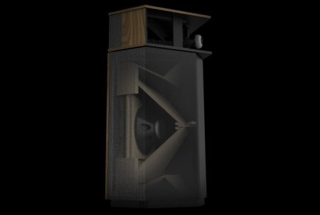 Description image for Klipsch KHORNAK6B 15" Klipschorn AK6 Floorstanding Speaker BLACK