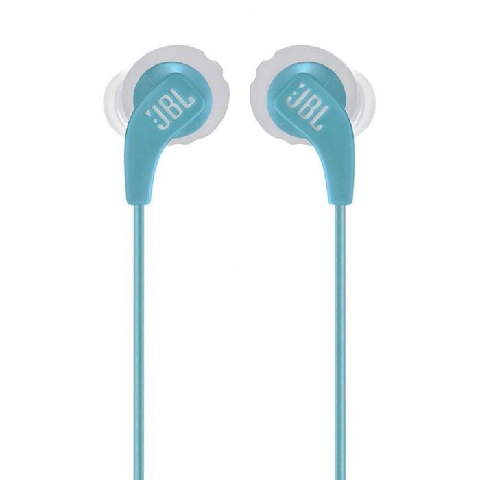 JBL Endurance Run Sweatproof Wired Sports In-Ear Headphones TEAL - Click Image to Close