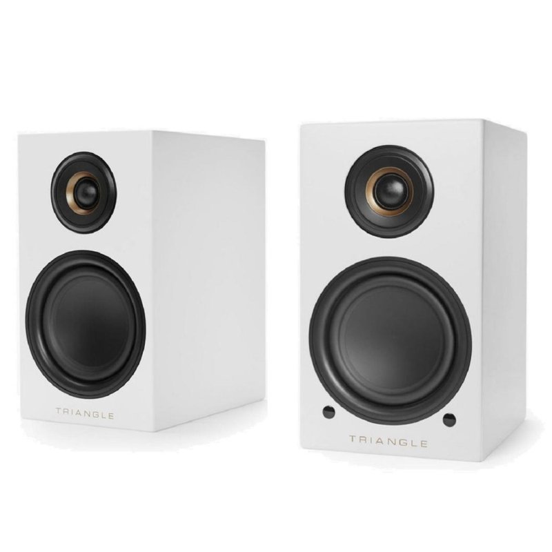 Triangle LN01A 2-Way Powered Bookshelf Speakers WHITE