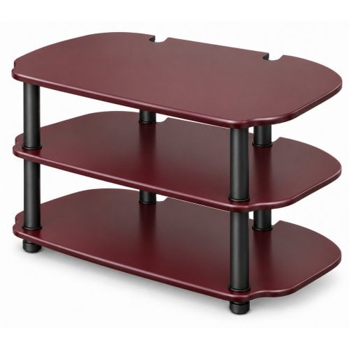 Tech-Craft BET32M 32-Inch Three-Tier Audio Video TV Stand MAHOGANY