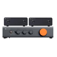 Fosi Audio ZP3 Balanced Preamp & Dual V3 Mono Power Amplifier Bundle BLACK