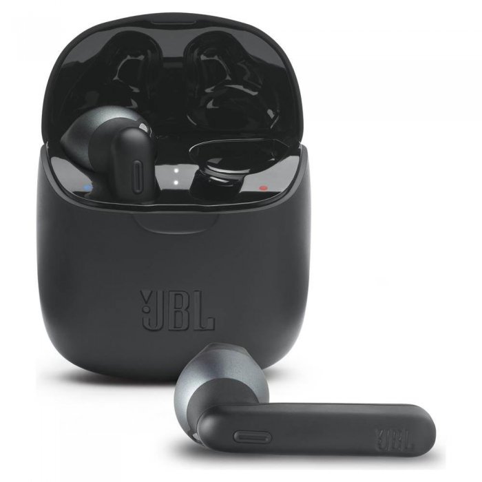 JBL Tune 225 True Wireless Earbud Bluetooth Headphones BLACK - Click Image to Close