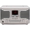 Teac SL-D800BT Wireless Bluetooth Vintage Retro Radio SILVER