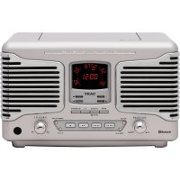 Teac SL-D800BT Wireless Bluetooth Vintage Retro Radio SILVER