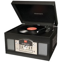 Crosley CR6001A-BK (Black) Archiver USB Turntable