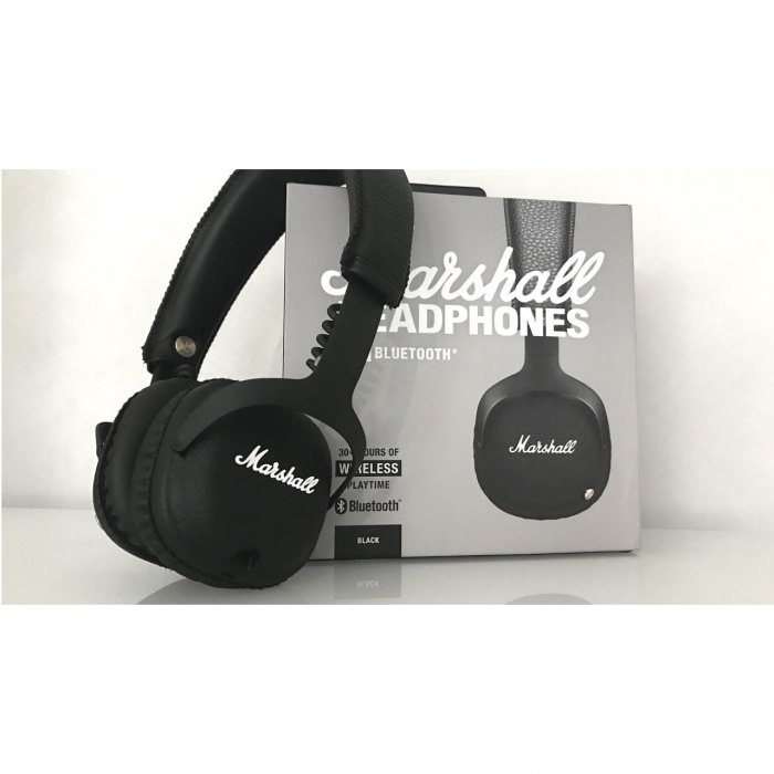 Marshall MID Over-Ear Bluetooth Headphones BLACK - Click Image to Close