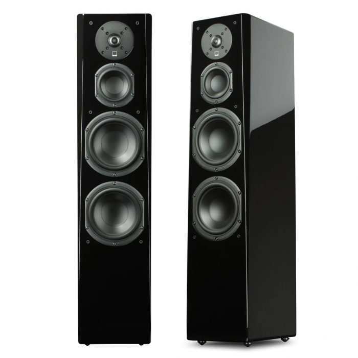 SVS 'Prime Tower' Floor Standing Tower GLOSS BLACK (Pair) - Open box - Click Image to Close