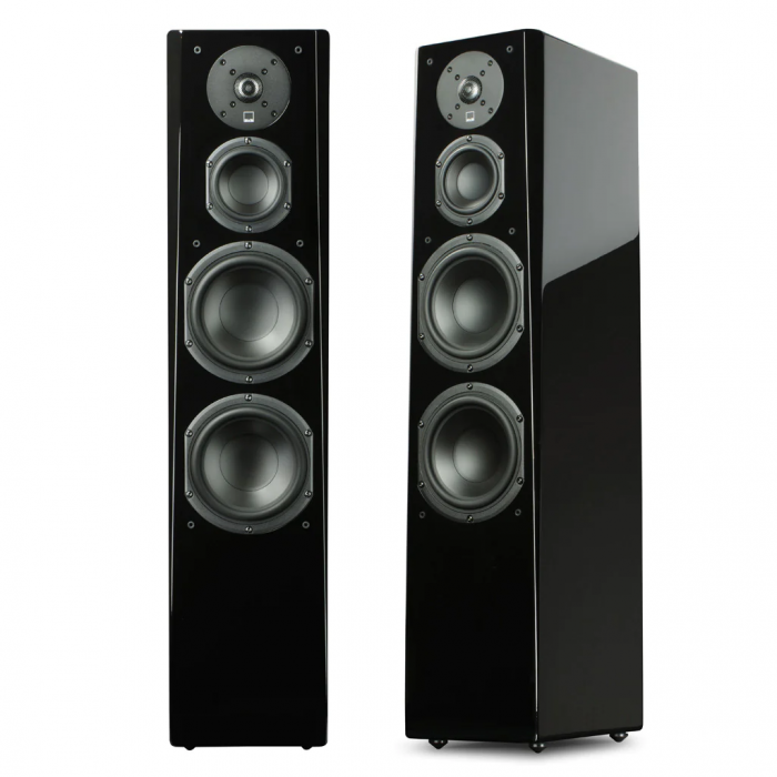 SVS 'Prime Tower' Floor Standing Tower Loudspeaker Gloss Black (Pair) - Click Image to Close