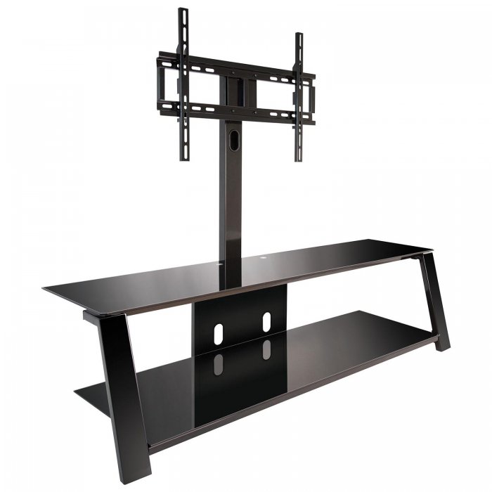 Bell'O TP4463 Triple Play 63-Inch TV Stand for TVs up to 70-Inch BLACK - Click Image to Close
