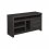 Bell'O EVERSON 48-Inch Media Console with Center Gaming Nook (No Tools) BLACK WALNUT