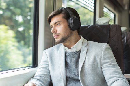 Description image for Sony WH-1000XM3 Wireless Noise-Canceling Over-Ear Headphones BLACK