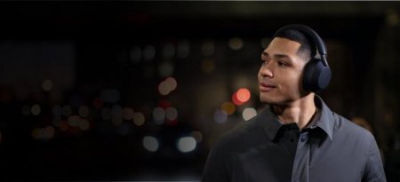 Description image for Sony WH-1000XM5 Over-Ear Noise Cancelling Bluetooth Headphones SILVER