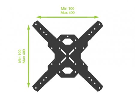 Description image for Kanto PS400SG Full Motion Single Stud Outdoor TV Mount for 30"-70" TVs BLACK