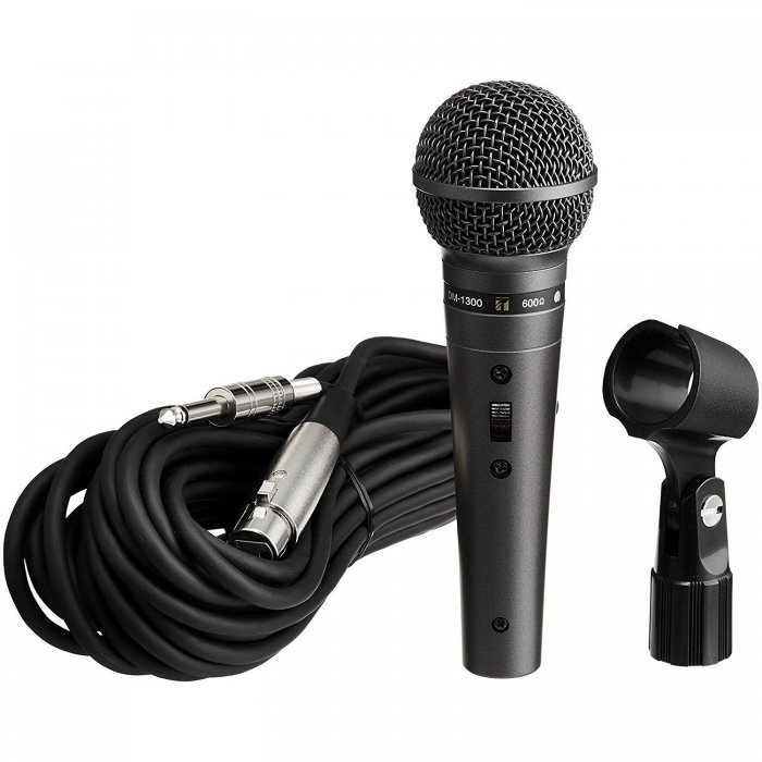 TOA DM1300US Cardioid Handheld Vocal Microphone, XLR Male Connector BLACK - Click Image to Close