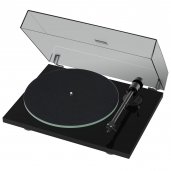 Pro-Ject T1-BTXB Belt-Drive Automatic Turntable w Bluetooth GLOSS BLACK