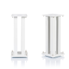 NorStone Stylum Square Speakers Stands (Pair) WHITE SATIN